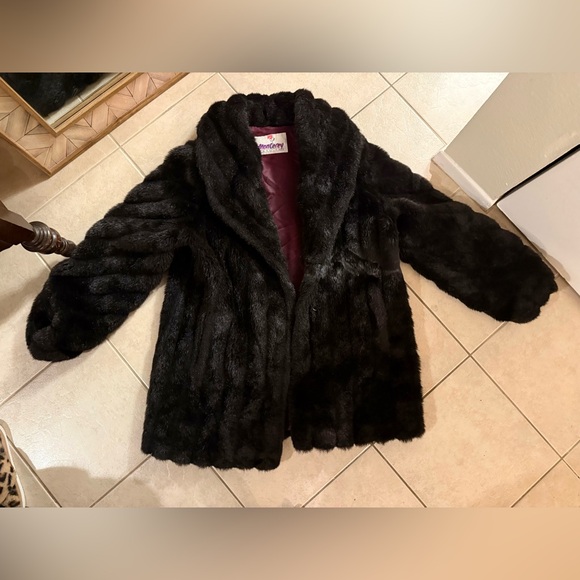 Vintage Faux Mink Fur Coat - Picture 5 of 15